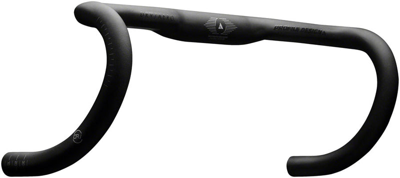 Load image into Gallery viewer, Profile Design DRV/AEROa Road Drop Handlebar - 42cm 120mm Drop 136mm Reach 31.8mm BLK
