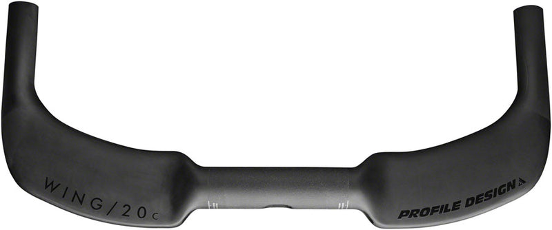 Load image into Gallery viewer, Profile Design WING/20c Base Bar - 31.8 Clamp 38cm Carbon Black
