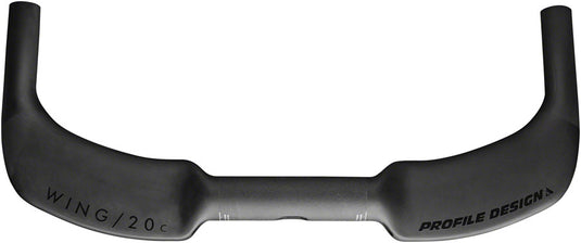 Profile Design WING/20c Base Bar - 31.8 Clamp 38cm Carbon Black