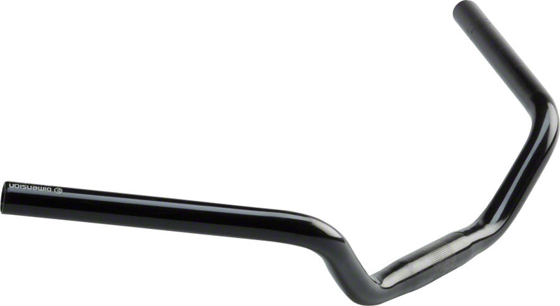 Load image into Gallery viewer, Dimension 25.4 Urban Cruiser Bar 600mm Wide 70mm Rise 50 degree Sweep Black
