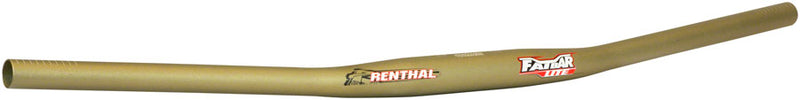 Load image into Gallery viewer, Renthal FatBar Lite Zero Rise Handlebar: 31.8mm 0x780mm Gold
