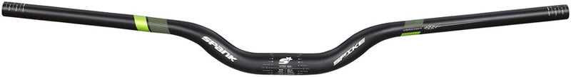 Load image into Gallery viewer, Spank Spike 800 Vibrocore Riser Handlebar: 31.8 800mm 50mm Rise Black/Green
