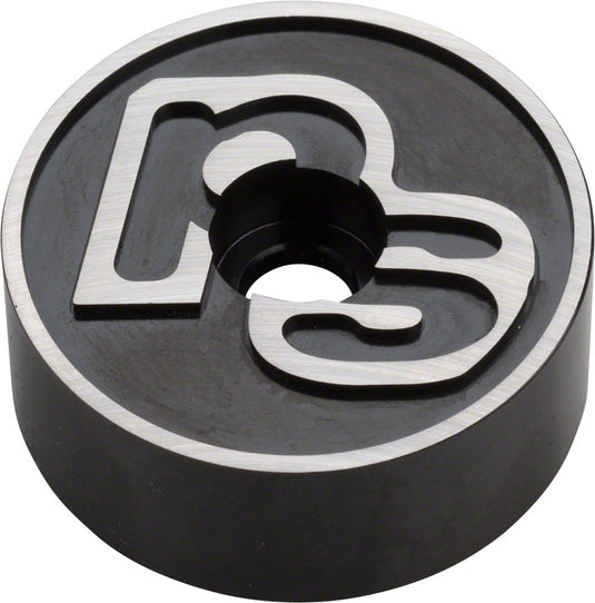 Problem Solvers Pog Top Cap and 10mm headset spacer - Black w/ Logo