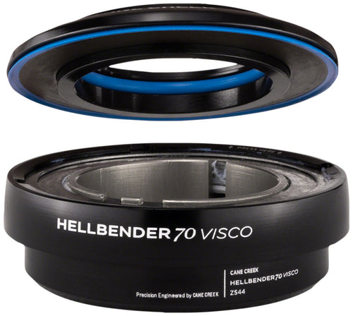 Cane Creek Hellbender 70 Visco Upper Headset - ZS44/28.6-H13.5 Mid Tune BLK