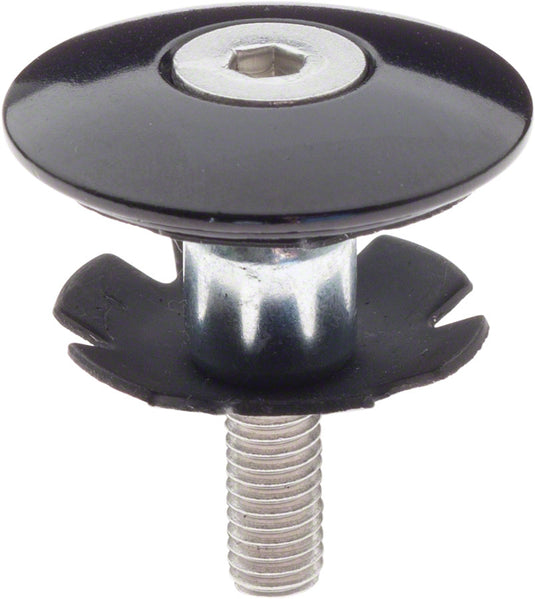 Problem Solvers Top Cap with Star Nut 1-1/8" Black