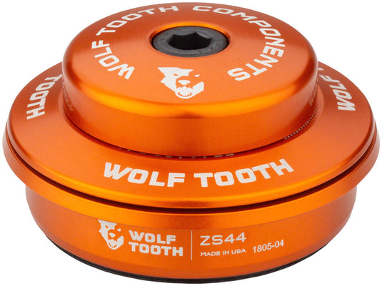 Wolf Tooth Premium Headset - ZS44/28.6 Upper 6mm Stack Orange