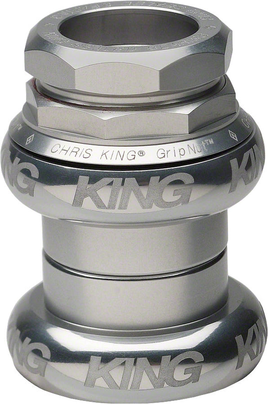 Chris King GripNut Headset - 1-1/8" Sotto Voce Silver