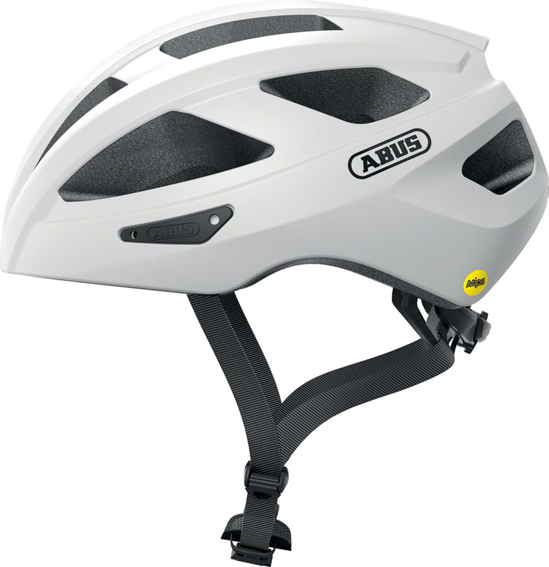 Load image into Gallery viewer, Abus Macator MIPS Helmet - White Silver Medium
