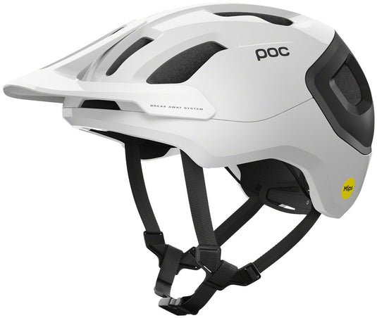 POC Axion Race MIPS Helmet - White/Black Matte X-Small