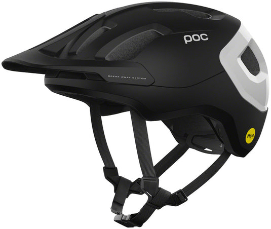 POC Axion Race MIPS Helmet - Black/White X-Small