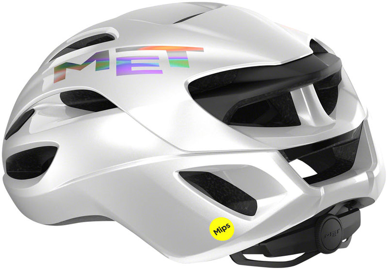 Load image into Gallery viewer, MET Rivale MIPS Helmet - White Holographic Glossy Large
