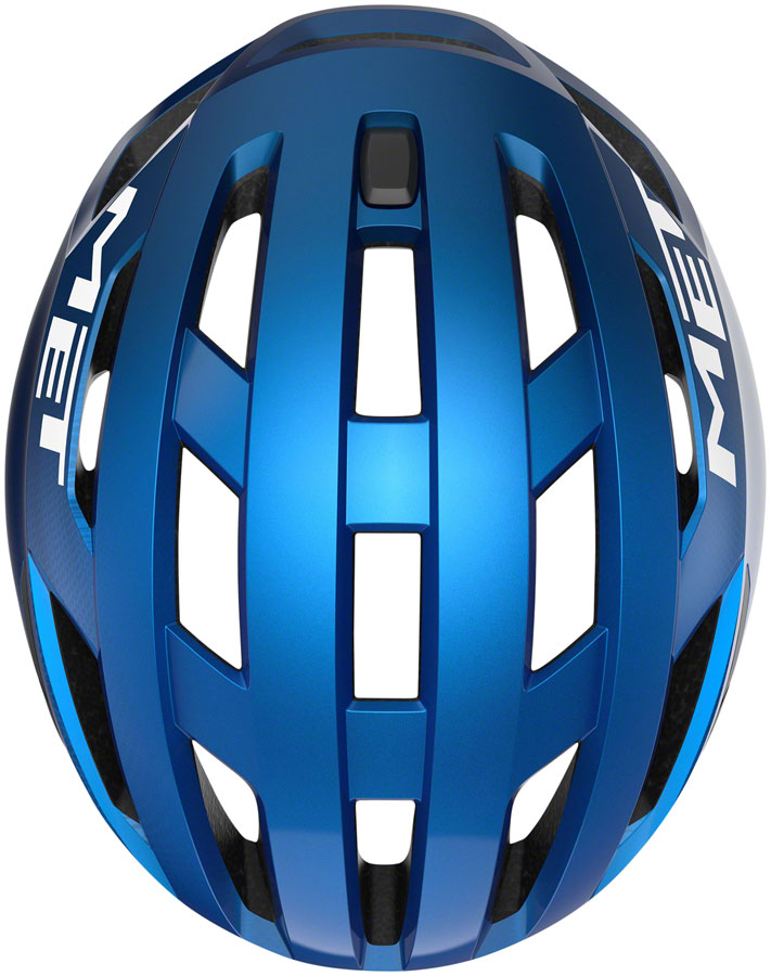 Load image into Gallery viewer, MET Vinci MIPS Helmet - Blue Metallic Glossy Small
