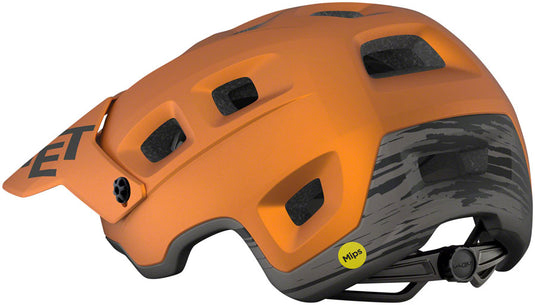 MET Terranova MIPS Helmet - Orange Titanium Metallic Matte Small