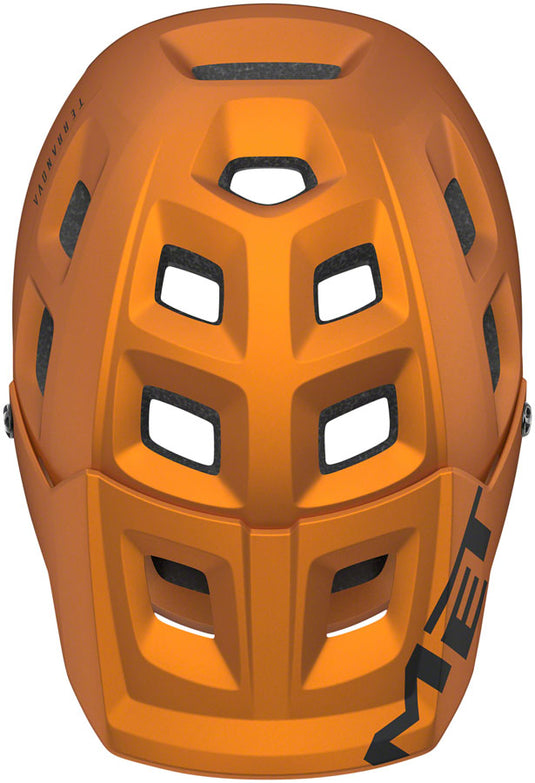 MET Terranova MIPS Helmet - Orange Titanium Metallic Matte Small