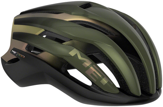 MET Trenta MIPS Helmet - Olive Iridescent Matte Medium