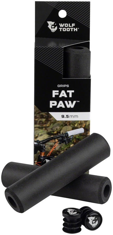 Load image into Gallery viewer, Wolf Tooth Fat Paw Grips - Black

