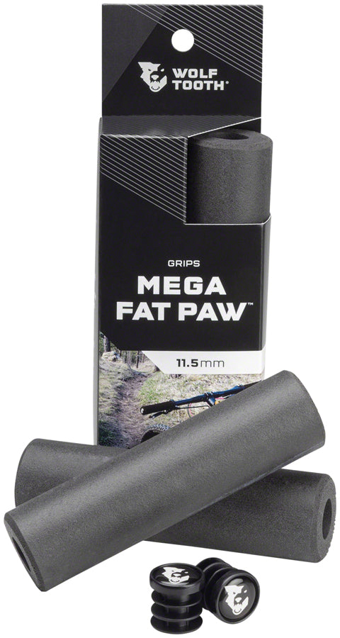Load image into Gallery viewer, Wolf Tooth Mega Fat Paw Grips - Black
