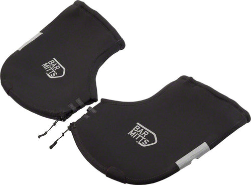Bar Mitts Extreme Mountain/Flat Bar Pogies for Bar Ends - Black Large