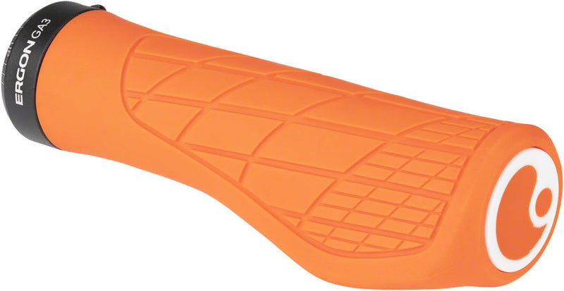 Load image into Gallery viewer, Ergon GA3 Grips - Juicy Orange Lock-On Large
