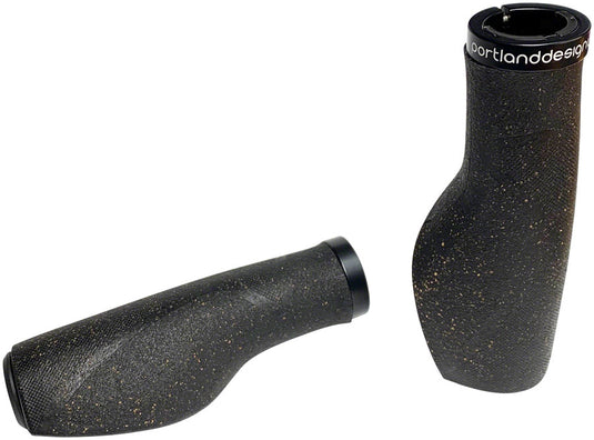 Portland Design Works Cork Chop Grips - Black Lock-On