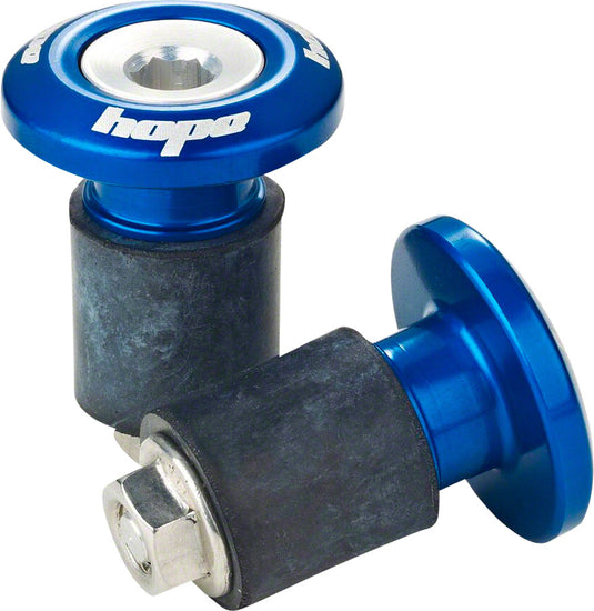 Hope Grip Doctor Bar End Plugs Blue