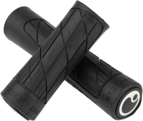 Ergon GA2 Grips - Lock-On Twistshift Single Black