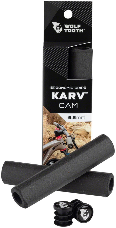 Load image into Gallery viewer, Wolf Tooth Karv Cam Grips - Black
