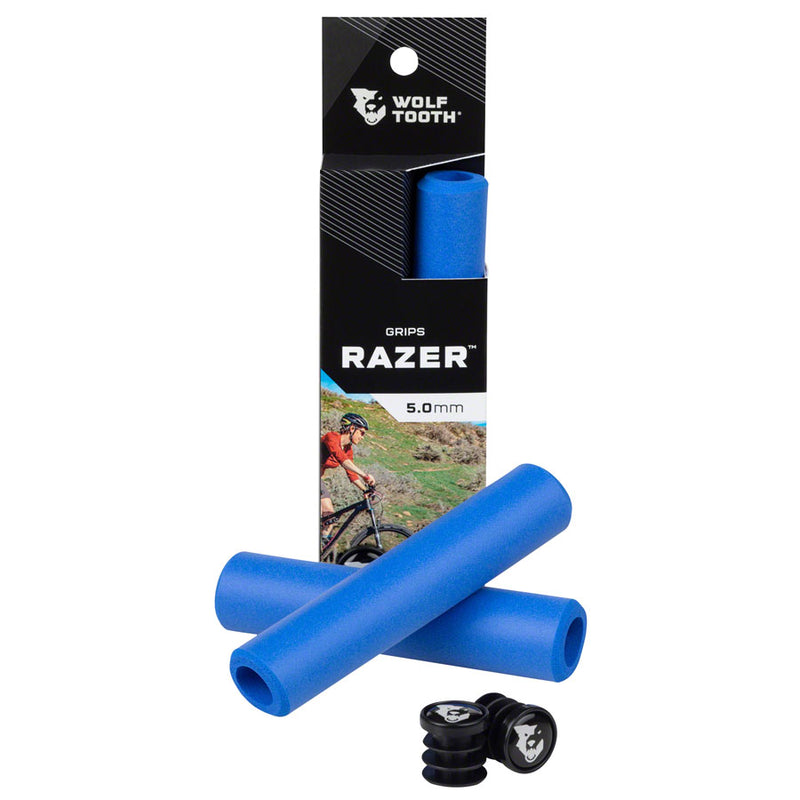 Load image into Gallery viewer, Wolf Tooth Razer Grips - Blue

