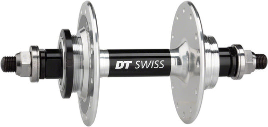 DT Swiss 370 Track Rear Hub - 10 x 1 Threaded x 120mm Rim Brake Threaded Polished 24H