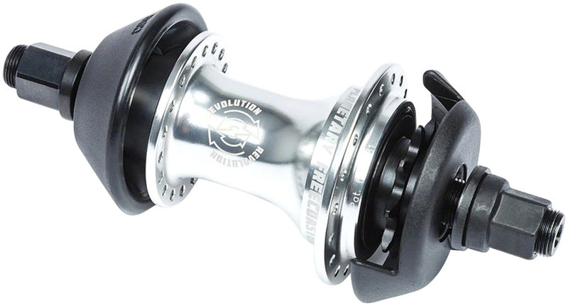 Load image into Gallery viewer, BSD Revolution Rear BMX Hub - 36H Polished Includes Hub Guards RHD
