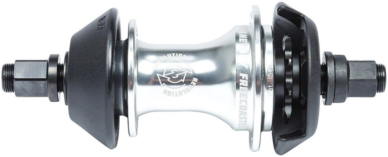 Load image into Gallery viewer, BSD Revolution Rear BMX Hub - 36H Polished Includes Hub Guards RHD
