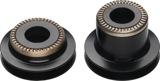 DT Swiss 5mm QR to 9mm Thru Bolt conversion end caps pre-2010 Center Lock 240 front hubs