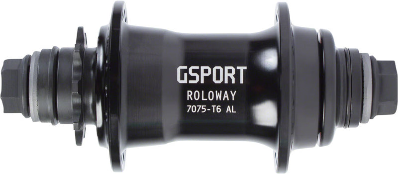 Load image into Gallery viewer, G Sport Roloway Cassette Rear BMX Hub - 9T RSD/LSD Black
