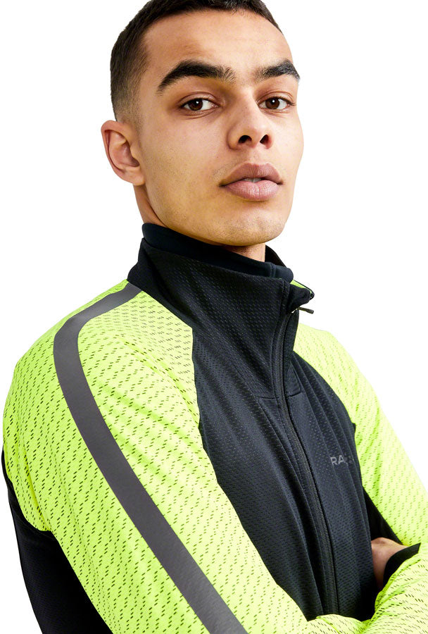 Load image into Gallery viewer, Craft ADV Bike Lumen Subz Jacket - Black/Flumino Mens Small
