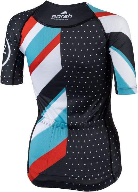 Teravail Waypoint Womens Jersey - Black White Blue Red Large