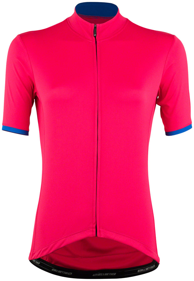 Load image into Gallery viewer, Bellwether Criterium Pro Jersey - Raspberry Womens Large
