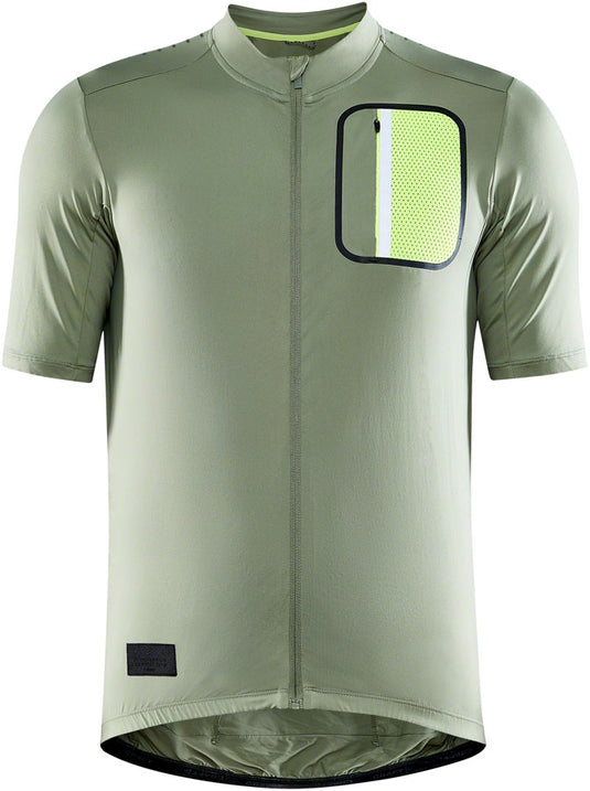 Craft ADV Offroad Jersey - Short Sleeve Forest/Flumino X-Large Mens