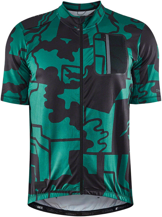 Craft ADV Bike Offroad Jersey - Short Sleeve Point/Black Small Mens