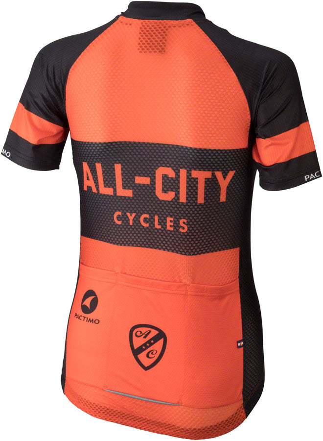 Load image into Gallery viewer, All-City Classic Jersey - Orange Short Sleeve Womens X-Small
