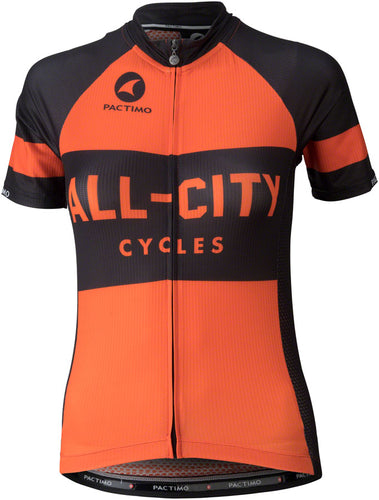 All-City Classic Jersey - Orange Short Sleeve Womens X-Small