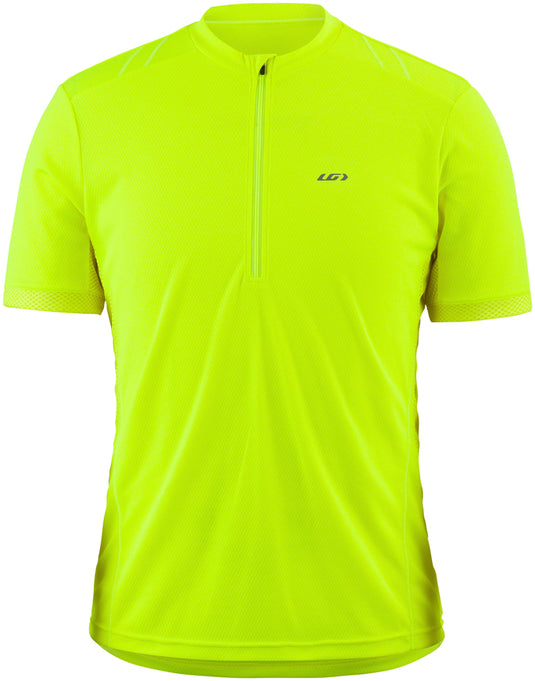 Garneau Connection 2 Jersey - Bright Yellow Short Sleeve Mens Small
