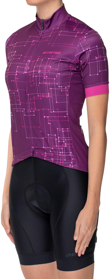 Bellwether Galaxy Jersey - Sangria Short Sleeve Womens X-Small