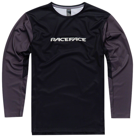 RaceFace Indy Jersey - Long Sleeve Mens Charcoal X-Large