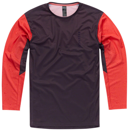 RaceFace Indy Jersey - Long Sleeve Mens Coral Medium