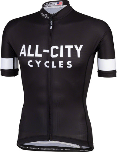 All-City Classic 4.0 Mens Jersey - Black White Medium