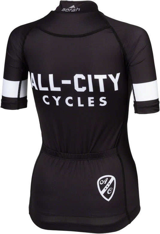 All-City Classic 4.0 Womens Jersey - Black White Medium