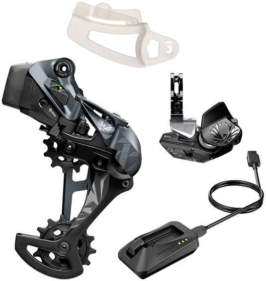 SRAM XX1 Eagle AXS Upgrade Kit - Rear Derailleur 52t Max Battery Eagle AXS Rocker Paddle Controller Clamp Charger/Cord