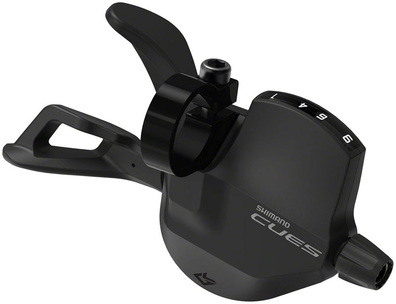 Load image into Gallery viewer, Shimano CUES SL-U4010-9R Shifter - Right 9-Speed Rapidfire Plus Optical Gear Display BLK
