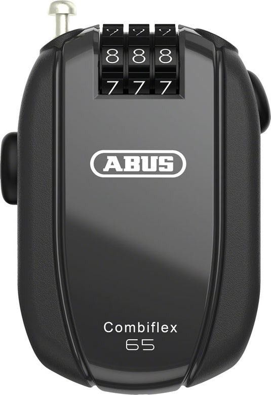 Abus  Combiflex Stopover Retractable Combo Lock - 65cm Black