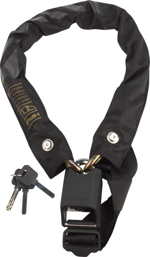Hiplok Gold Wearable Chain Lock: All Black